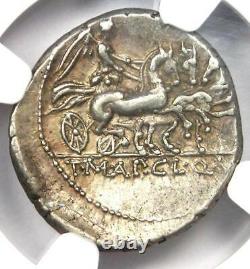 République Romaine T. Ma. Mancius Ar Denarius Coin 111 Bc Certified Ngc Choice Xf