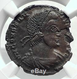 Révolte Poemenius Nom De Constantius Chrisme Ngc Certifié I80522 Roman Coin