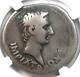 Romain Auguste Ar Cistophorus Coin 19 Bc (pergame, Arc De Triomphe) Ngc Fin
