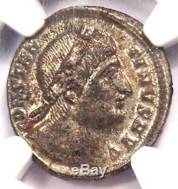 Romain Constantin I Ae3 Bi Nummus Coin (307-337 Ad) Ngc Ms (unc Étoile)