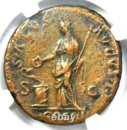 Romain Hadrien Ae Comme Coin 117-138 Ngc Choix Vf Avec Style Fin (fs)