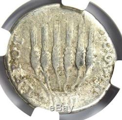 Romain Trajan Ar Cistophorus Silver Coin 98-117 Certifié Ngc Fin
