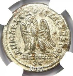 Roman Antioch Philip II Bi Tetradrachm Coin 247-249 Ad Certifié Ngc Choice Au