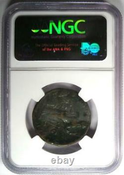 Roman Antoninus Pie Ae Sestertius Copper Coin 138-161 Ad Certifié Ngc Vf