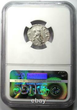 Roman Antoninus Pius Ar Denarius Silver Coin 138-161 Ad. Certifié Ngc Choice Vf
