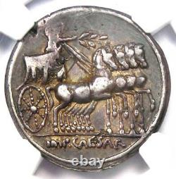 Roman Ar Denarius Auguste Octavian Argent Monnaie 30 Bc Certifié Ngc Choix Vf