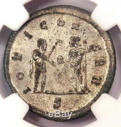 Roman Aurelian Bi Double-denier Coin (270-275 Ad) Certifié Ngc Ms (unc)