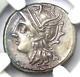 Roman C. Coelius Caldus Ar Denarius Silver Coin 104 Bc Certified Ngc Choice Xf