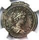 Roman Caracalla Ar Denarius Argent Monnaie 198-217 Ad Certifié Ngc Choix Vf