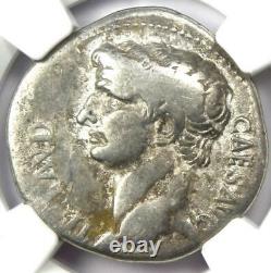 Roman Claudius Ar Cistophorus Coin 41-54 Ad Certifié Ngc Choix Amende