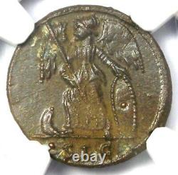 Roman Constantinian Bi Nummus Coin (330-340 Ad) Certifié Ngc Ms (unc)
