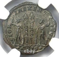 Roman Constantius II Bi Nummus Coin (337-361 Ad) Certifié Ngc Ms (unc)