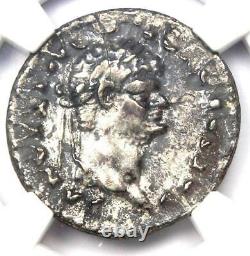 Roman Domitian Ar Denarius Argent Pegasus Coin 81-96 Ad Certifié Ngc Xf (ef)