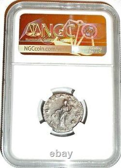 Roman Emperor Silver Volusian Coin Ngc Certifié Vf Avec Histoire, Certificat