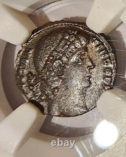 Roman Empire Constantine II Ad 337-340 César Bi Nummus Ngc Certifié Ch Xf Coin