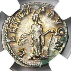 Roman Gordian III Ar Denarius Coin 238-244 Ad Ngc Ms (unc) 5/5 Grève