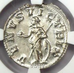 Roman Gordian III Ar Denarius Coin 238-244 Ad Ngc Ms (unc) Condition