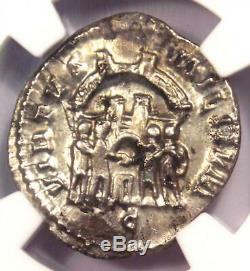 Roman I Ar Argenteus Constantius Coin 305-306 Ad Certifié Ngc Choix Vf