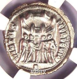 Roman I Ar Argenteus Constantius Silver Coin 305-306 Ad Certifié Ngc Au