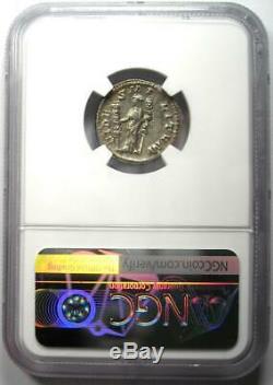 Roman I Ar Denarius Maximinus Silver Coin 235-238 Ad Certifié Ngc Choix De L'ua