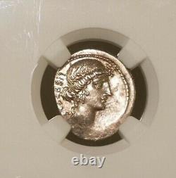 Roman Imperatorial Brutus Denarius Ngc Choice Xf Pièce D’argent Antique