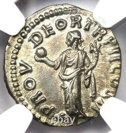 Roman Lucius Verus Ar Denarius Argent Pièce 161-169 Ad Certifié Ngc Au