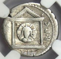 Roman Marc Antony Ar Denarius Military Coin 42 Bc Certified Ngc Vg (very Good)