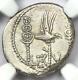 Roman Marc Antony Ar Denarius Silver Galley Ship Coin 32 Bc Ngc Xf (ef)