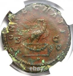 Roman Marcus Aurèle Ae Comme Monnaie De Cuivre 161-180 Ad Certifié Ngc Choice Vf