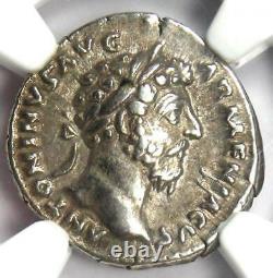 Roman Marcus Aurelius Ar Denarius Coin 161-180 Ad Certifié Ngc Xf (ef)
