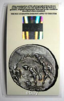 Roman Pompée Magnus Ar Denarius Silver Coin 42 Bc Certifié Ngc Xf Certificat