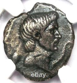 Roman Pompey Magnus Ar Denarius Silver Coin 42-40 Bc Certified Ngc Vf