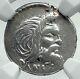 Roman Republic 48bc Rome Authentic Ancient Silver Coin Pan Jupiter Ngc I78537