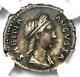 Roman Sabina Ar Denarius Silver Coin 128-136 Ad Ngc Choice Xf 5/5 Strike