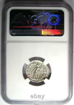 Roman Severus Alexander Ar Denarius Coin 222-235 Ad Certifié Ngc Choice Au