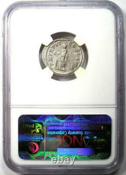 Roman Severus Alexander Ar Denarius Coin 222-235 Ad Ngc Ms (unc) Condition