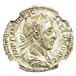 Roman Silver Denarius De Severus Alexander Coin Ngc Certifié Ua With Story
