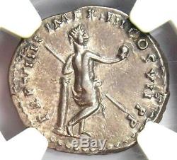 Roman Titus Ar Denarius Coin 79-81 Ad Certifié Ngc Choix Xf Condition