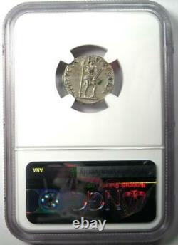 Roman Trajan Ar Denarius Silver Coin 98-117 Ad Certifié Ngc Choice Xf (ef)