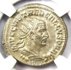 Roman Treb Gallus Ar Double Denarius Pièce 251-253 Ad. Certifié Ngc Ms (unc)