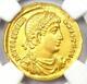 Roman Valentinian I Gold Av Solidus Gold Coin 364-375 Ad Certifié Ngc Au