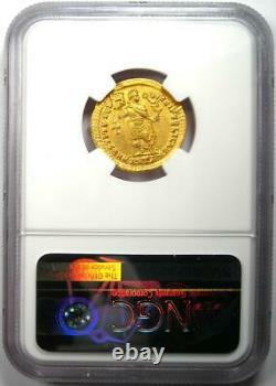 Roman Valentinian I Gold Av Solidus Gold Coin 364-375 Ad Certifié Ngc Au