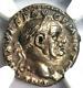 Roman Vespasien Ar Denarius Argent Monnaie 69-79 Certifié Ngc Ua Condition