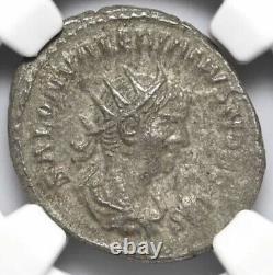 Saloninus César AD 258-260, pièce en double denier d'argent de l'EMPIRE ROMAIN, NGC VF
