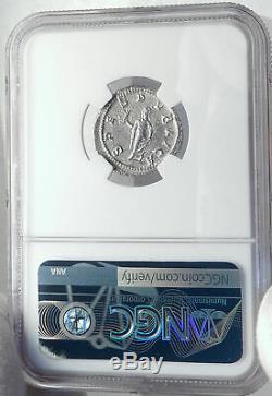 Severus Alexander Authentique Rome Antique Argent Monnaie Romaine Spes Espoir Ngc I82228