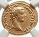 Tiberius Authentique Monnaie Romaine Antique De 15ad Gold Livia Ngc Certifiée Vf I71693