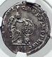 Trajan Authentique Ancien 111ad Coin Dacia Capta Silver Roman Victoire Ngc I81826