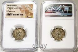 Trajan Dèce Rare'VERITAS AVG' NGC Choice AU. RIC 28b Pièce d'argent de l'Empire romain