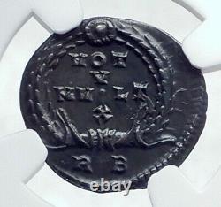 Valens Authentique Antique 364ad Rome Argent Siliqua Roman Coin Vot V Ngc I81443