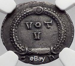 Valentinien I 364ad Authentique Silver Romaine Antique Siliqua Monnaie Ngc Certifié Au